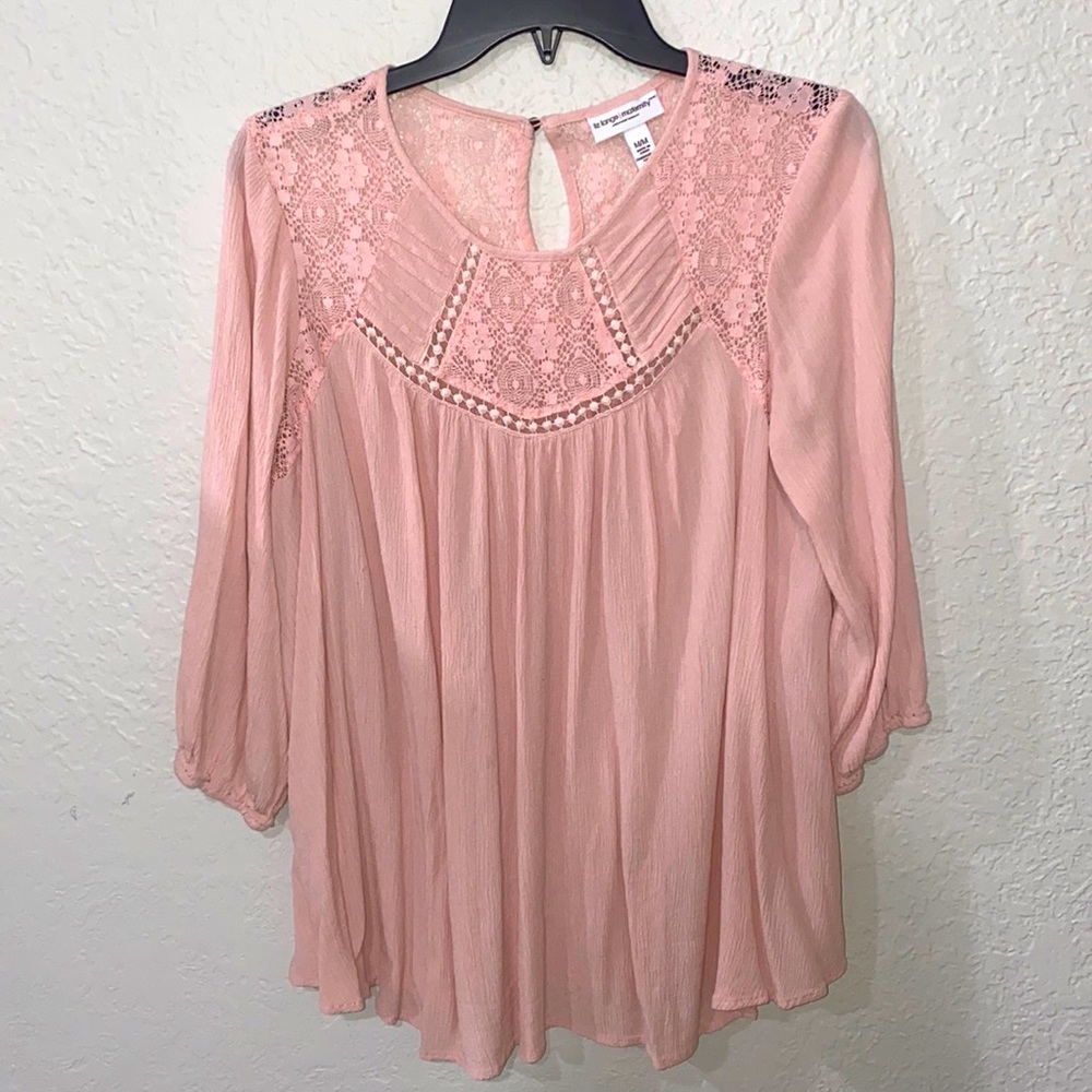 Maternity top light pink